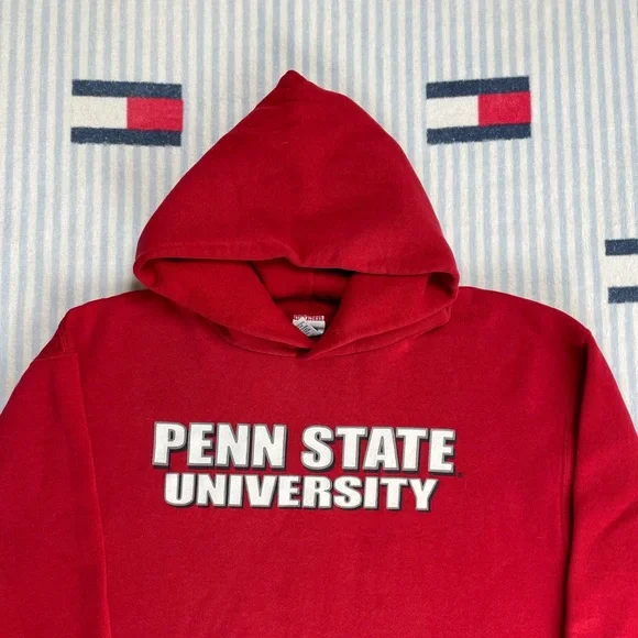 Vintage Russell Athletic Penn State PSU Nittany Lions hooded sweatshirt - Picture 3 of 12